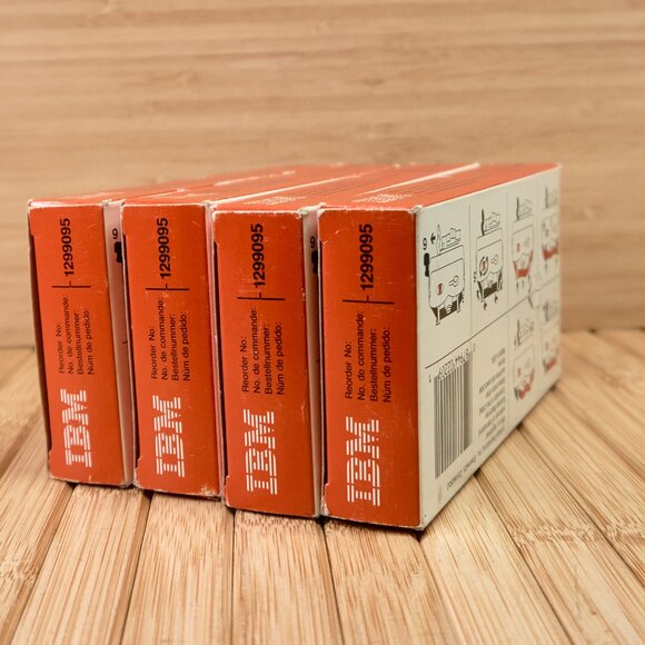 IBM 1299095 by Lexmark Black High Yield Correctable Film Ribbon, Lot of 4, USA - Picture 1 of 6